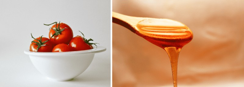 Mặt nạ cà chua và mật ong giúp da mềm mịn, sáng hồng tự nhiên