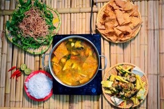 Quán bày biện đẹp mắt, đồ ăn sạch sẽ