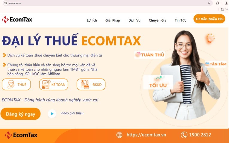 EcomTax cung cấp dịch vụ kế toán trọn gói với đội ngũ chuyên gia tận tâm