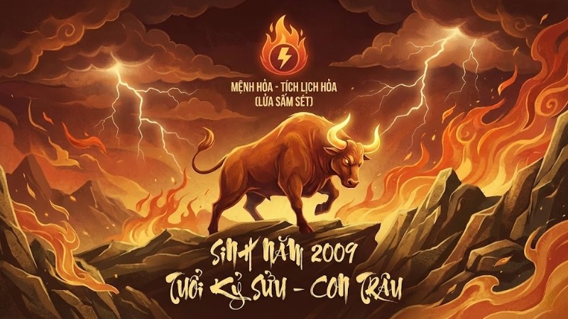 Người tuổi Kỷ Sửu 2009 mệnh Hỏa thường hợp với các màu xanh lá, đỏ, cam, hồng, tím