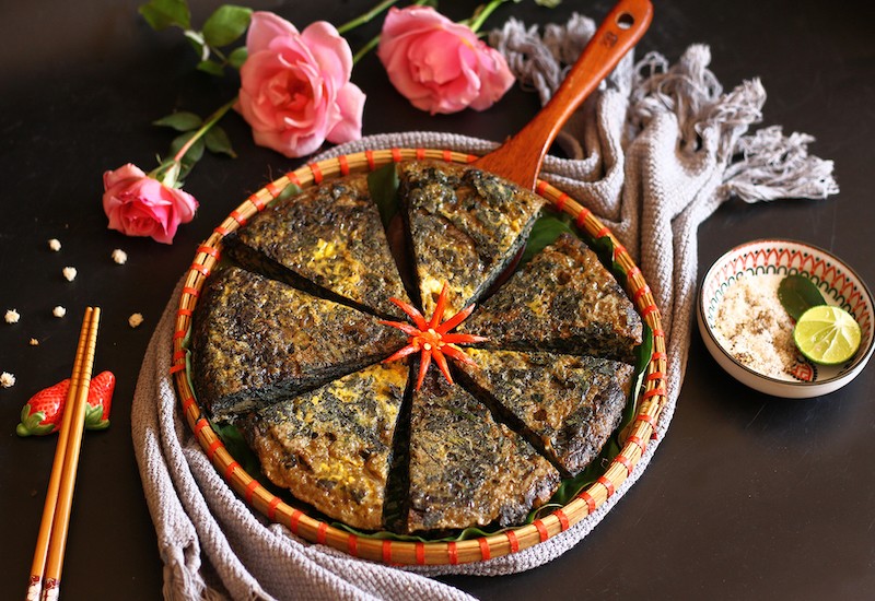 Trứng chiên với lá mơ lông giúp cải thiện triệu chứng hội chứng ruột kích thích