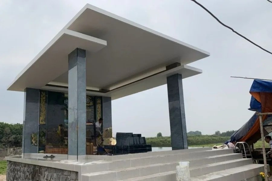 Mẫu nhà mồ mái Bằng