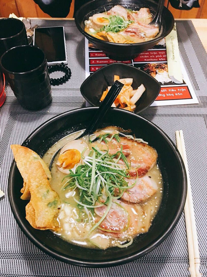 Mỗi bát mì ramen ở Saboten đều được chế biến công phu