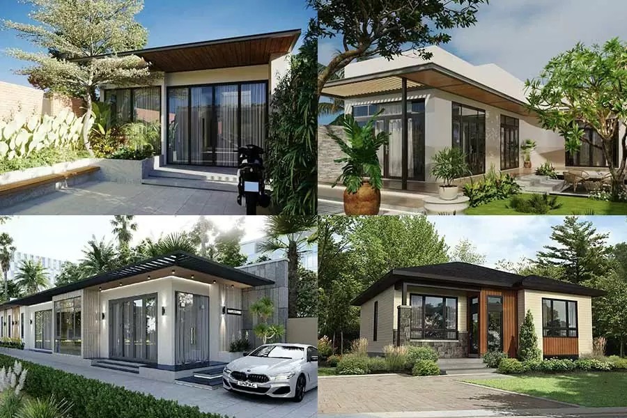 Thiết kế mở giúp nhà cấp 4 trở nên thông thoáng hơn