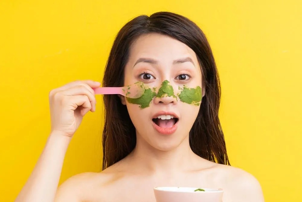 Cây rau diếp cá tươi tốt với những chiếc lá xanh mướt