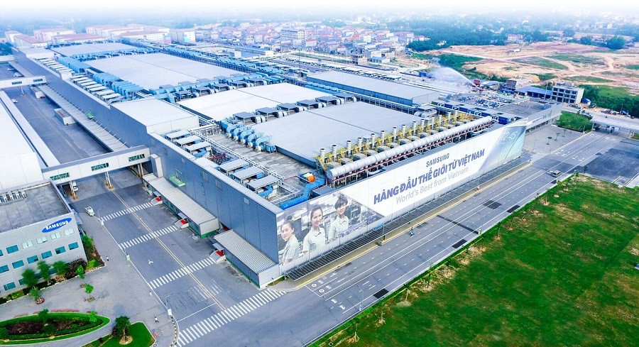 Nhà máy Samsung Việt Nam tại Bắc Ninh, một trong những cơ sở sản xuất lớn nhất của tập đoàn tại Việt Nam