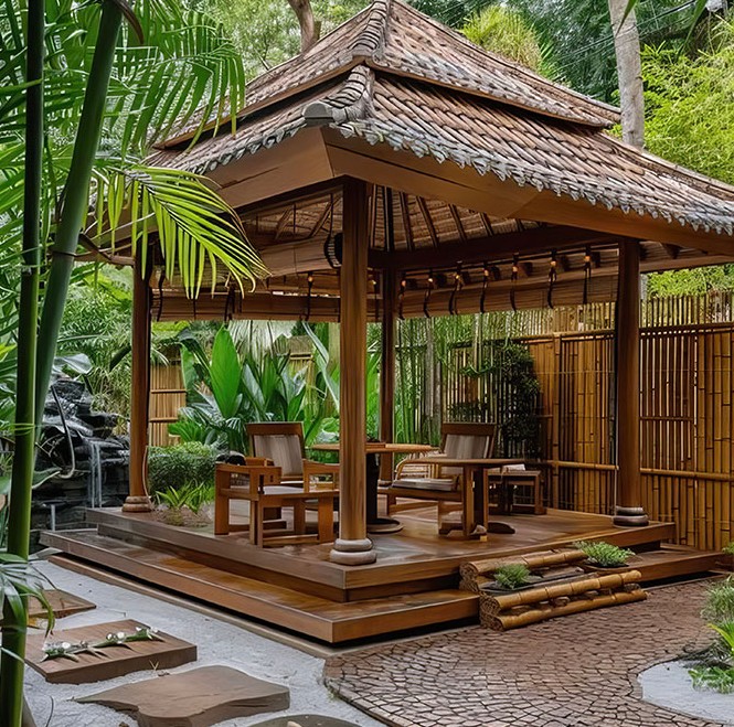 Nhà chòi sân vườn đem lại nhiều ưu điểm nổi bật