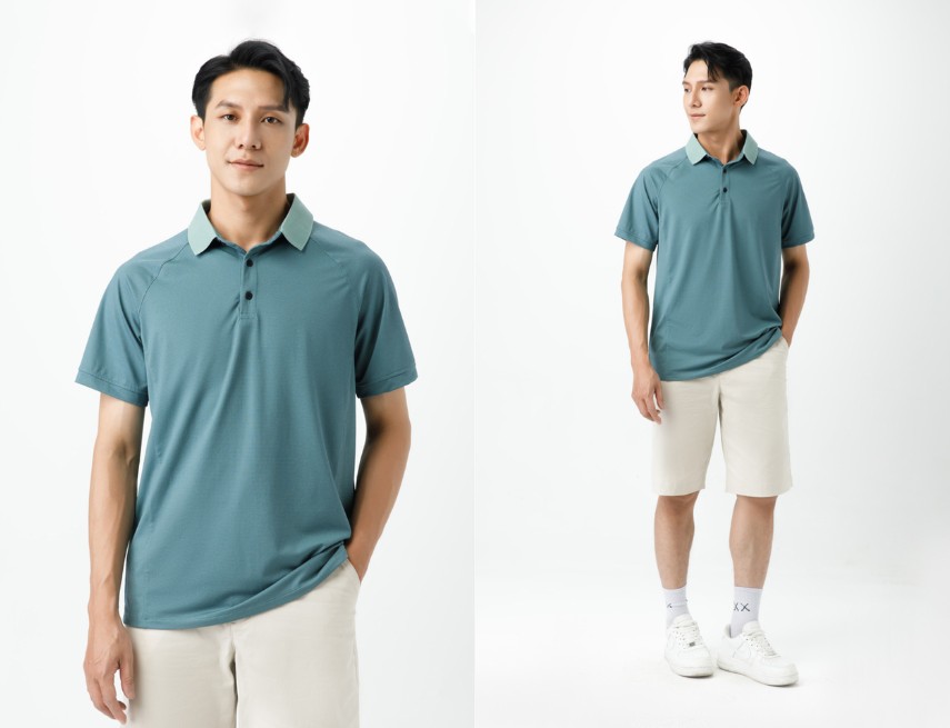 Bộ trang phục màu xanh cho người tuổi Tý mệnh Thủy