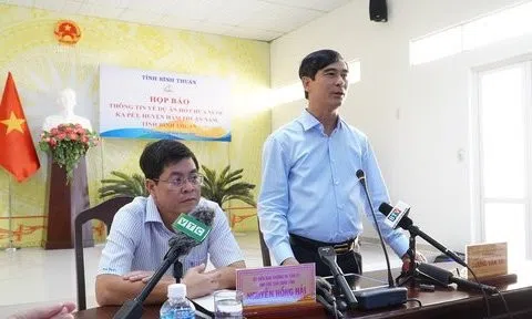 Bình Thuận họp báo việc chuyển đổi hơn 600ha rừng làm hồ chứa nước Ka Pét
