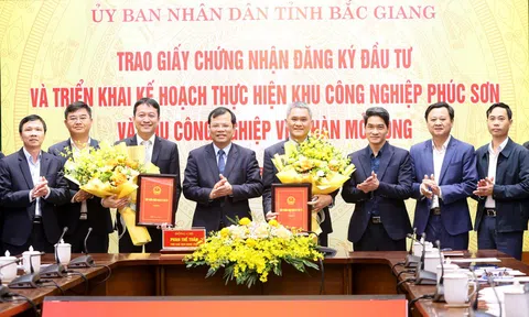 Bắc Giang sắp có thêm 2 khu công nghiệp 4.000 tỷ đồng, dự kiến tạo việc làm cho 42.000 lao động